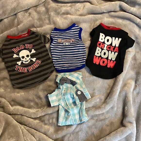 XS Doggie Boy Shirts - Picture 1 of 8